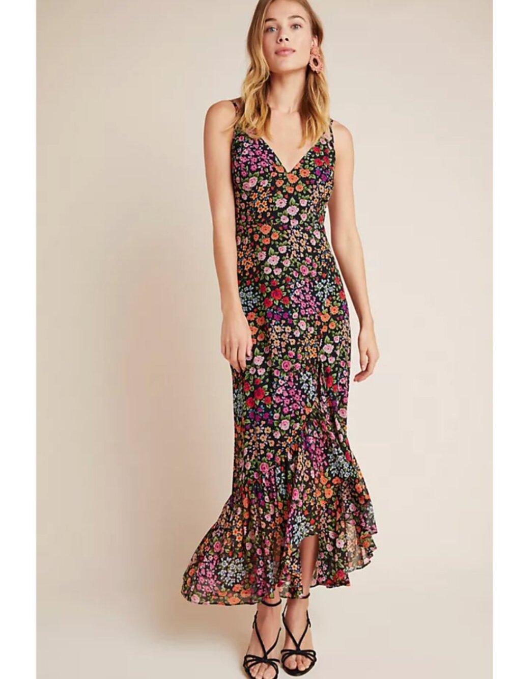 Yumi Kim Roxie Ruffled Maxi Dress 4P
